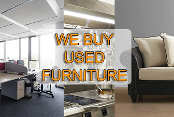 We buy used furniture
